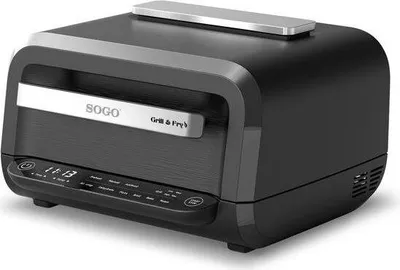 Produktbild von Sogo SS-10130, Heißluftfritteuse, 4 l, 50 °C, 230 °C, Einzelbild, Schwarz