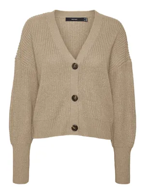 Produktbild von VERO MODA Strickjacke Langarm V-Ausschnitt Knitted Cardigan VMLEA Größe: XS