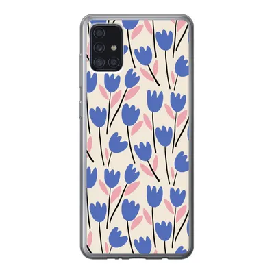 Produktbild von MuchoWow® Handyhülle Schutzhülle Hülle für Samsung Galaxy A52 5G Blume - Muster - Tulpe Silikon Softcase Handy Hülle - Umschlag