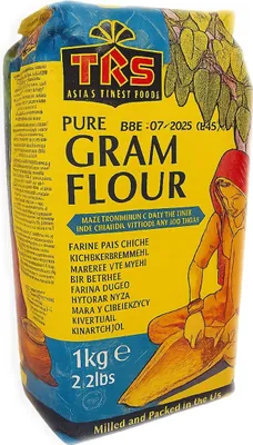 Obrázek produktu pro [ 1kg ] TRS Čistá cizrnová mouka bez přísad / ČISTÁ CIZRNOVÁ MOUKA