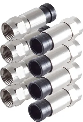 Obrázek produktu pro shiverpeaks BS15-300214, F-typ, F, F, 7 mm, Nerezová ocel, 4 kusů