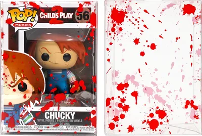 Produktbild von POP Concept Protector Case für Funko POP! Figuren Red Splatter Frame (5 Stück)