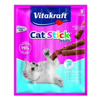 Obrázek produktu pro Cat pochoutka Stick mini Salmon+Trout 3x6g