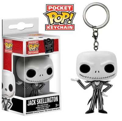 Produktbild von The Nightmare before Christmas - Jack Skellington - Schlüsselanhänger Funko Pocket POP! Keychain
