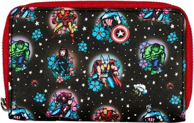 Immagine prodotto di Loungefly Marvel Avengers Portfel - Oficjalny Produkt dla Fanów Superbohaterów