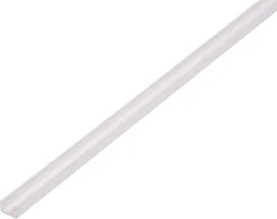Immagine prodotto di Alberts® Profilo a U, PVC bianco, LxLxHxS 1000 x 8,7 x 6,2 x 1,2 x 6,3 mm 470562