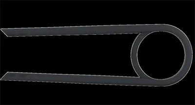 Produktbild von Hebie Kettensch. Chaingl. Front Shimano 38 Zähne, schwarz, 486-535mm