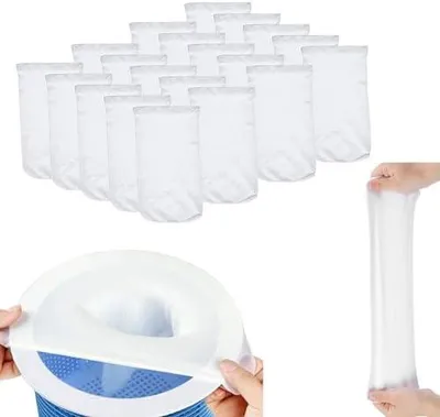Produktbild von 40 Stück Skimmer,Pool SockenSkimmersocke,Filter Zubehör Sieb,Netz für Schwimmbad,Skimmerkorb Socks Filterkorb,Filtersocken Feinfilterung Feinmaschiger,Swimming Vorfilter Socke, Pool-netz Filternetz