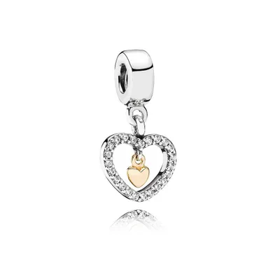 Produktbild von Pandora 791421CZ Charm Anhänger Funkelnde Liebe Bicolor