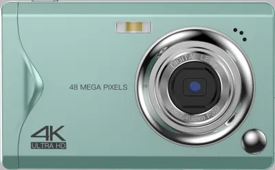 Produktbild von Fine Life Pro kompakte Digitalkamera, 4K HD 1080P 48MP Fotokamera mit 32 GB SD-Karte, 16-fachem Digitalzoom, elektronischer Bildstabilisator, Grün