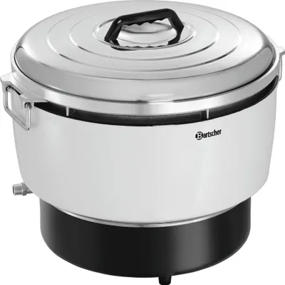 Produktbild von Bartscher Gas-Reiskocher 10 Liter Fassungsvermögen, für 50 Portionen Reis