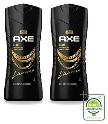 Produktbild von 2 x Axe Douchegel Flaxe - 250 ml - Großpackung - 2 Stücke
