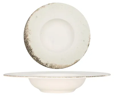 Produktbild von Kütahya Porselen Pasta Teller - Rustiground - Porzellan - 27 cm (400cc)