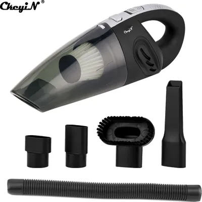 Produktbild von CkeyiN 120W Akku-Handstaubsauger für Auto und Räume, wiederaufladbarer Power-Zyklon-Nass- und Trockensauger