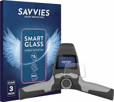 Produktbild von 3x Savvies Schutzglas Folie für PowaKaddy FW5s 9H Panzer Schutzfolie Glas Displayschutz klar transparent