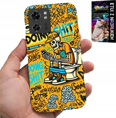 Obrázek produktu pro Motorola Edge 40 Case - Doing Shit Kościotrup Na Kiblu Case