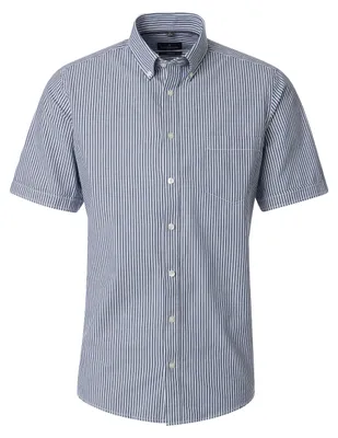 Produktbild von CASAMODA Herren Freizeithemd Button-Down Casual Blau gestreift S