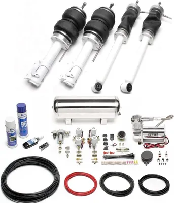 Productafbeelding van TA Technix luchtvering, Viair compressor set, airride in zilver, voor VW Passat 35I