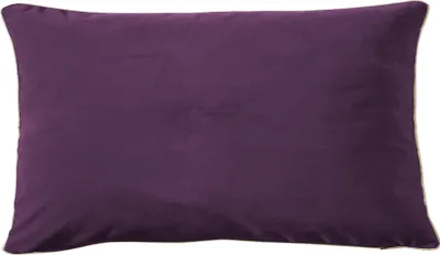 Produktbild von Pichler Velours uni Kissenhülle 2er Set 44 x 28 cm MELVA Rechteck pflaume