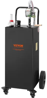 Produktbild von VEVOR 30 Gallonen Diesel Caddy, 23,5 L/min, 180W tragbarer Lagertankbehälter mit elektrischer Pumpe und Rädern, Diesel-Transferlagertank zum Betanken, Schwarz, 35 gal