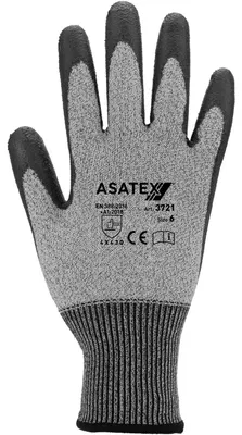 Immagine prodotto di Guanti antitaglio taglia 10 grigio/nero EN 388 PSA II 10 PA ASATEX