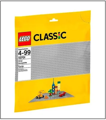 Produktbild von LEGO® Classic Graue Bauplatte, 10701