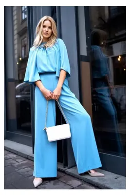 Produktbild von Damenoverall STYLOVE S397 HIMMELBLAU Größe: L
