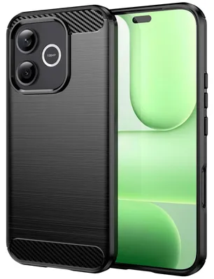 Immagine prodotto di Custodia in carbonio per Honor 600 Lite - Custodia protettiva per cellulare - Custodia in TPU