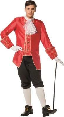 Produktbild von Rotes Rokokokostüm - Gr. 52-60 - Wilbers Herren Kostüm Marquis Prinz Baron Gr. 56