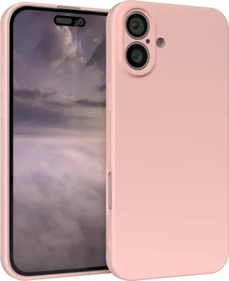 Produktbild von EAZY CASE - TPU Hülle für Apple iPhone 16 Plus, TPU Case stoßfeste Handyhülle, weiches Cover mit Kameraschutz, Silikonhülle in Rosa