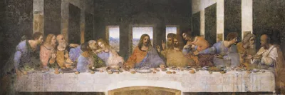 Produktbild von Leonardo Da Vinci Kunstdruck Bild - Das Letzte Abendmahl, 1494-1499 (30 x 91 cm)