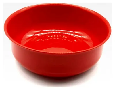 Produktbild von Schüssel 200 ml für Müsli, Dessert, Eis oder Suppe, aus Kunststoff, Farbe rot
