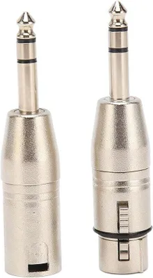 Obrázek produktu pro Adaptér z 1/4" TRS na XLR pro mixážní pulty, mikrofony, zesilovače, 6,3 mm stereo