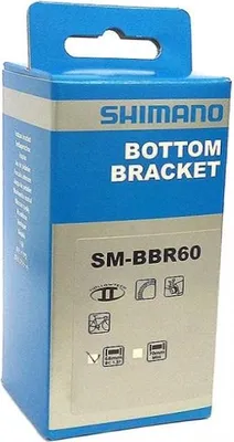 Image de Shimano boîte de pédalier Road SM-BBR60 HOLLOWTECH II, 68mm, BSA, vissée, aluminium