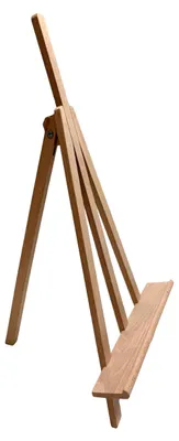 Imagen del producto de Caballete de madera, 45 cm, plegable, para pintura
