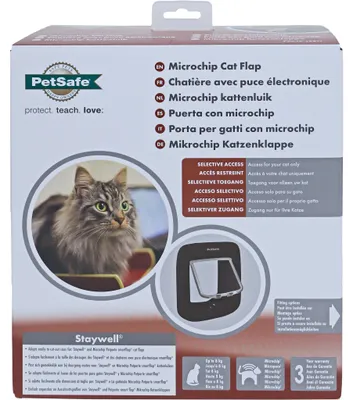 Productafbeelding van Petsafe Kattendeur Microchip Wit - PPA19-16145