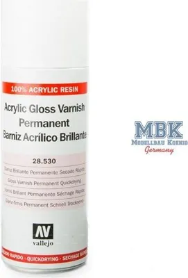 Produktbild von Vallejo 28.530, Transparent, Glanz, 400 ml, Spray, 1 Stück(e)