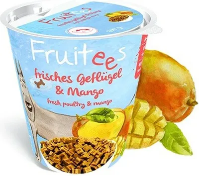 Zdjęcie produktu dla bosch Tiernahrung Fruitees, Przekąski, Pies, Dorosły, Mango, Drób, 200 g, Bez cukru