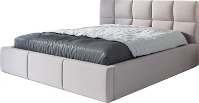Produktbild von Polsterbett CARLO 140x200 mit Matratze und Bettkasten. Farbe: Beige.