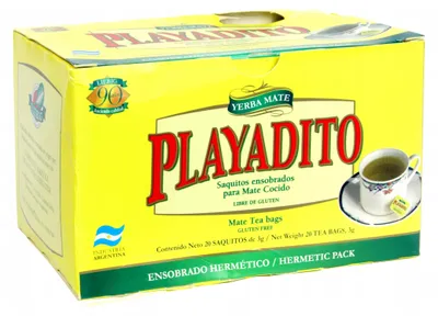 Obrázok produktu pre Yerba Mate Playadito Tradicional COCIDO, 20 vrecúšok po 3 g