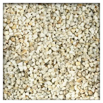 Produktbild von Weißer Quarzsplitt Zierkies 8/12 mm 25 kg Sack