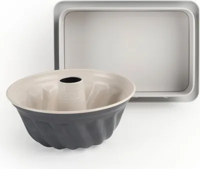 Produktbild von Zenker Backformen Set "Crème Noir Basics", 2-teilig