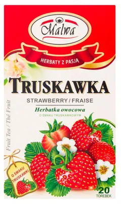 Produktbild von Malwa Früchtetee mit Erdbeergeschmack 40 g (20 x 2 g)