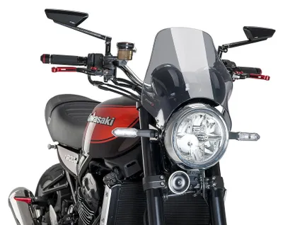 Produktbild von Puig Naked Kawasaki Z900rs Se 2025 Windschutzscheibe Silber  Silber One Size
