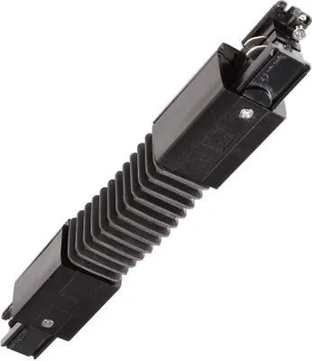 Productafbeelding van Accessoires voor het 3-fas railsysteem D LINE - Flexibele verbinder, links-rechts, 220-240V AC/50-60Hz, zwart