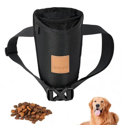 Immagine prodotto di Borsette impermeabili per cani, con dispenser per sacchetti igienici, colore nero