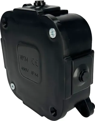Obrázok produktu pre Skrinka na povrchovú montáž 88x88x40mm IP44 400V so svorkami čierna VP-74 EDO777933 EDO Technic