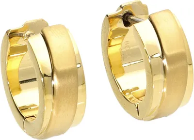 Produktbild von Boccia Damen Creolen 0560-05 Titan goldplattiert