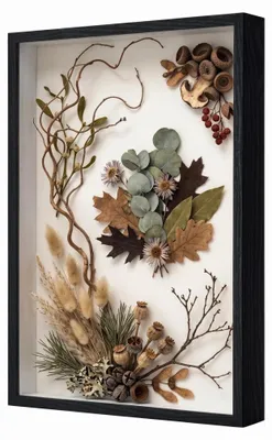 3D Fotolijst A3, 3 cm tief, schwarz, 43,5 x 31 cm