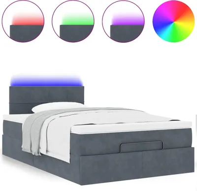 Immagine prodotto di Struttura Letto Pouf con Materasso 120x200 cm Velluto